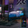 Basecamp RGB Single LED Gaming TV Bed - Black